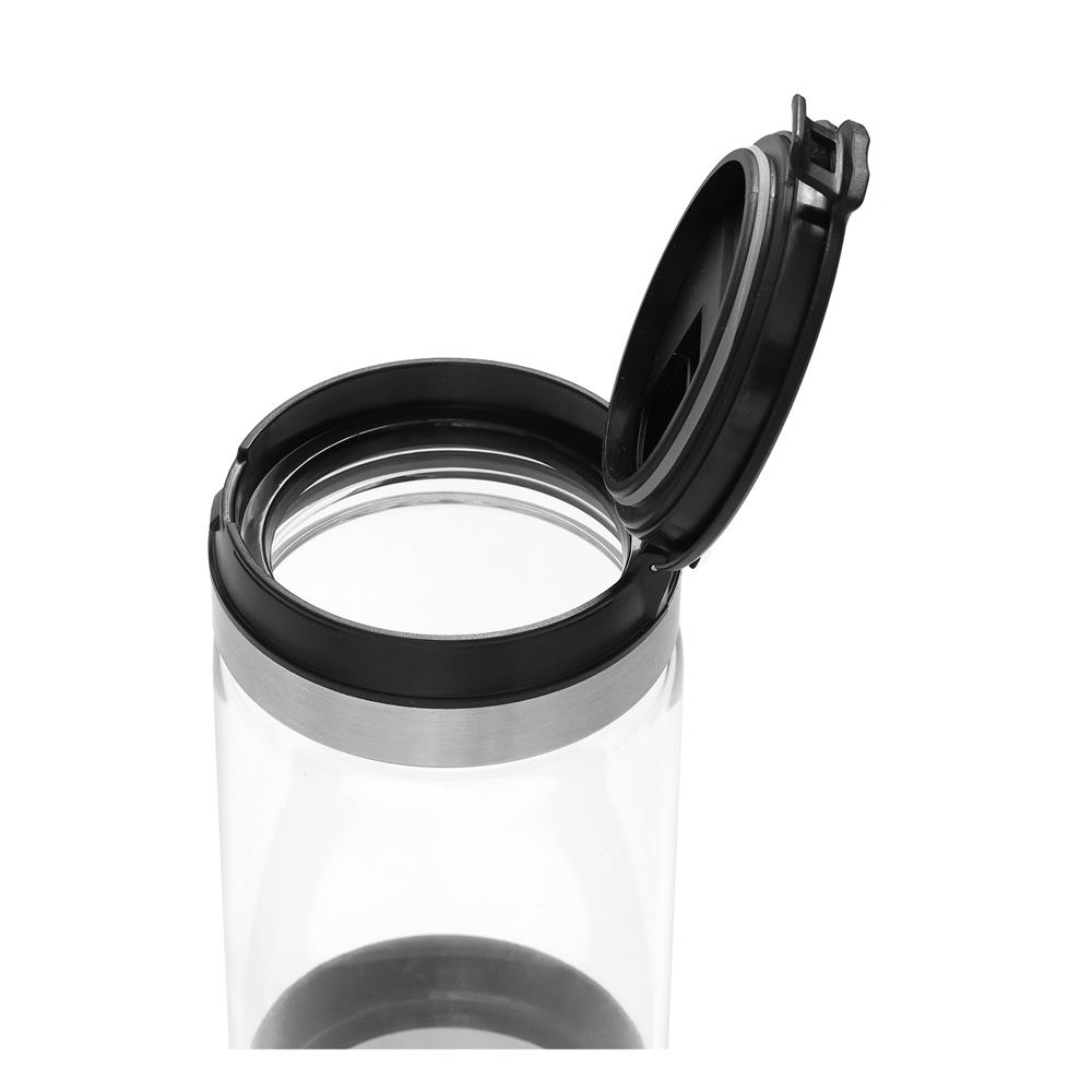 ขวดโหลแก้วฝาดึง KECH COBRA 0.8 ลิตร สีดำ