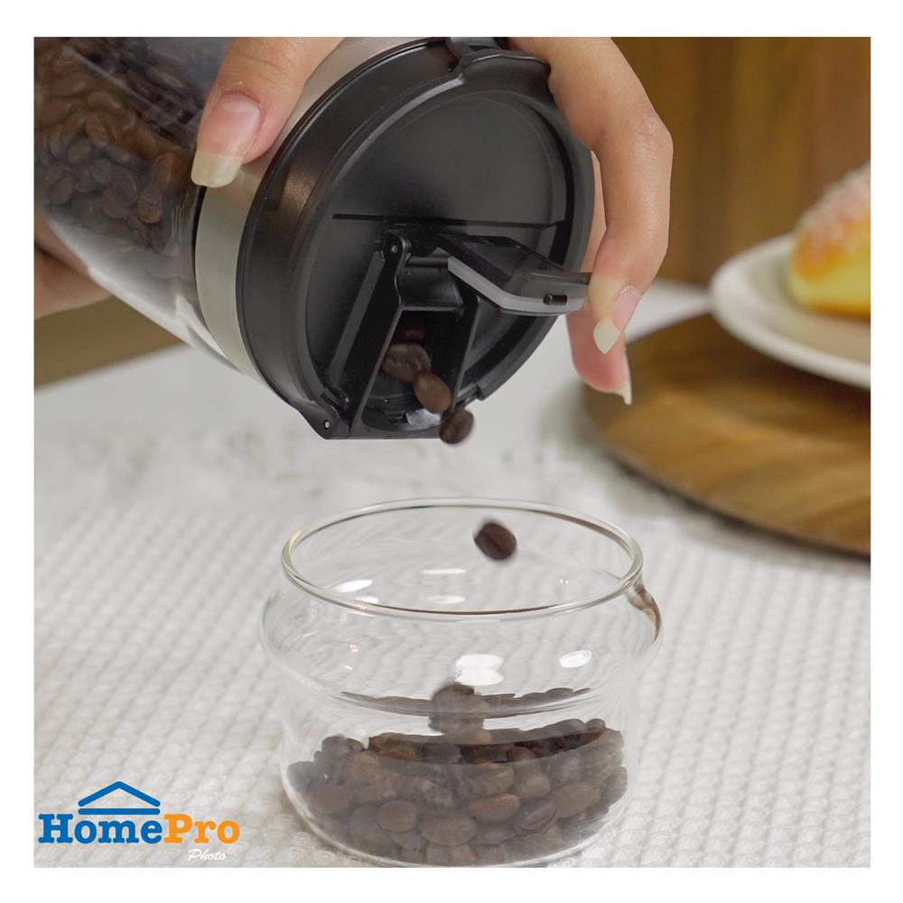 ขวดโหลแก้วฝาดึง KECH COBRA 0.8 ลิตร สีดำ