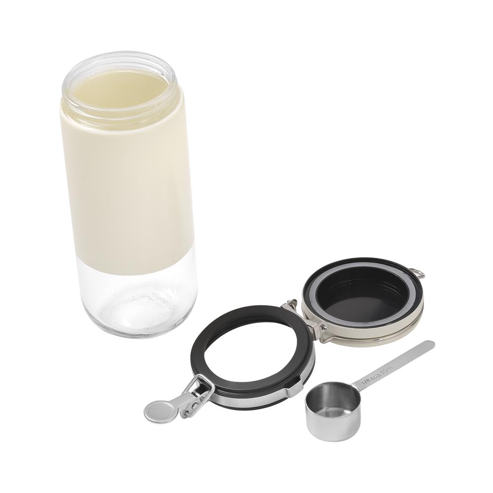 ขวดโหลแก้วฝาสปริง KECH CISTERN 0.95 ลิตร สีขาว