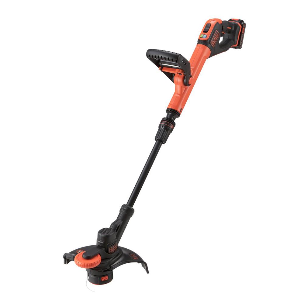 เครื่องเล็มหญ้าไร้สาย (พร้อมแบตเตอรี่) BLACK&DECKER BCBT1820D1-B1 18 โวลต์_0