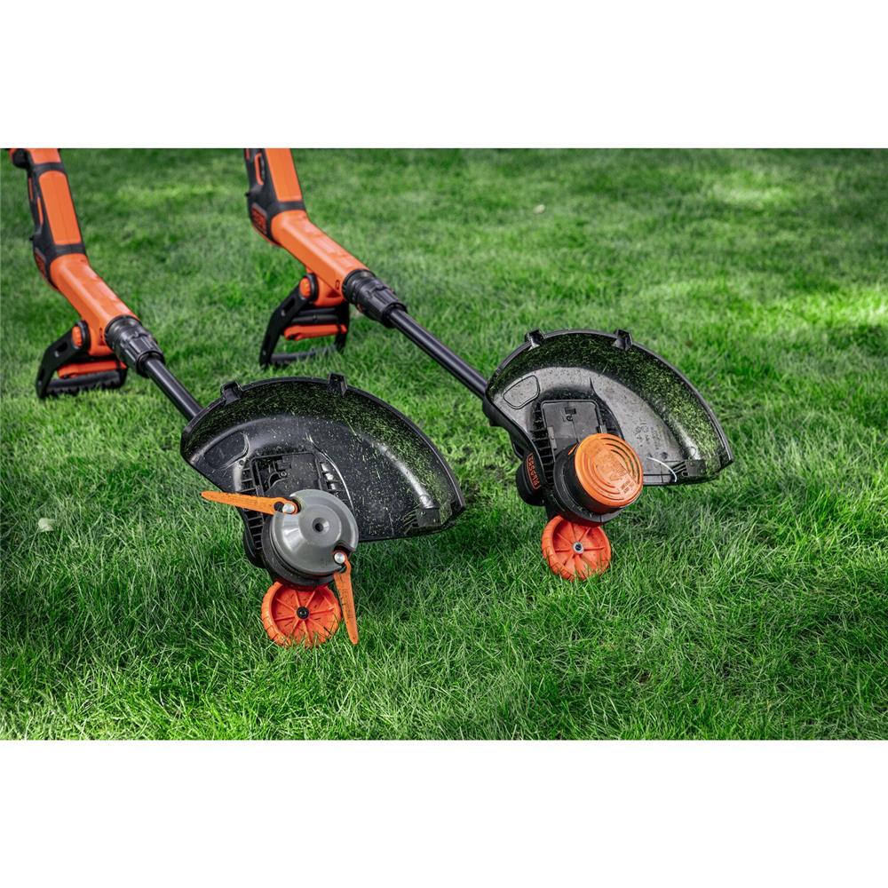 เครื่องเล็มหญ้าไร้สาย (พร้อมแบตเตอรี่) BLACK&DECKER BCBT1820D1-B1 18 โวลต์