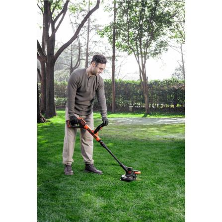 เครื่องเล็มหญ้าไร้สาย (พร้อมแบตเตอรี่) BLACK&DECKER BCBT1820D1-B1 18 โวลต์_5