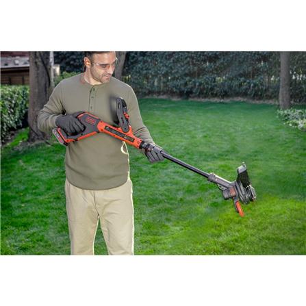 เครื่องเล็มหญ้าไร้สาย (พร้อมแบตเตอรี่) BLACK&DECKER BCBT1820D1-B1 18 โวลต์_11