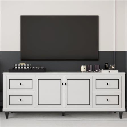 ตู้วางทีวี SB FURNITURE ETERNO 19220926 180 ซม. สีขาว_1