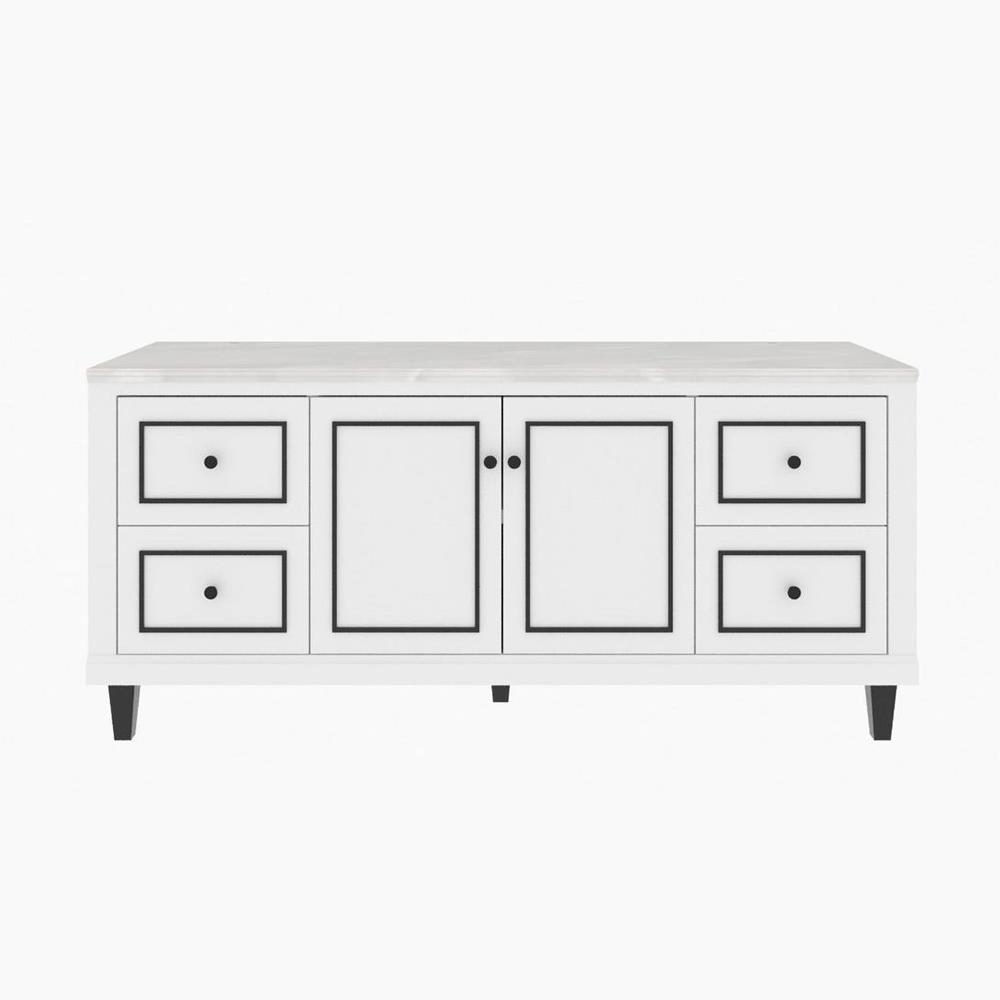 ตู้วางทีวี SB FURNITURE ETERNO 19220927 150 ซม. สีขาว