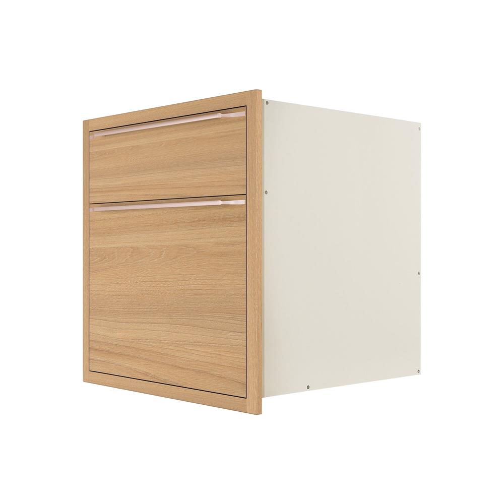 ตู้ลิ้นชัก KITZCHO LUCIDA 66x66 ซม. สี HONEY OAK V.1