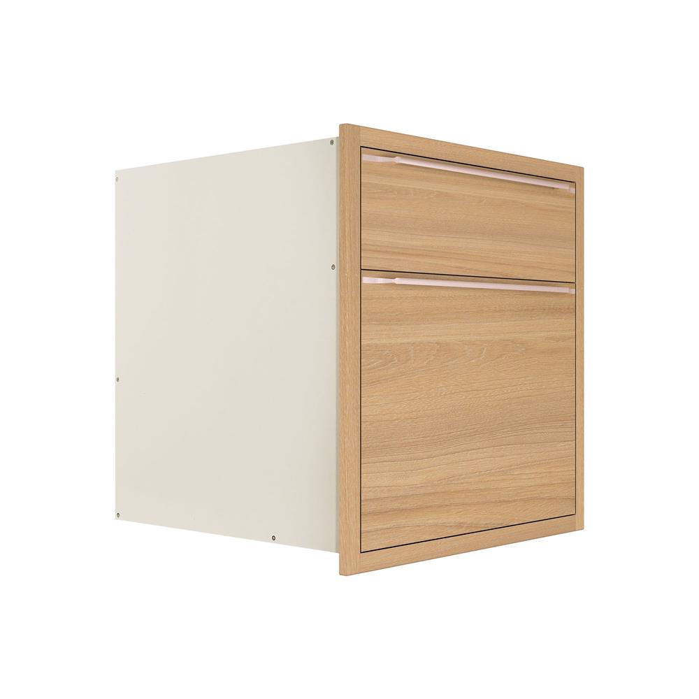 ตู้ลิ้นชัก KITZCHO LUCIDA 66x66 ซม. สี HONEY OAK V.1