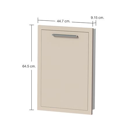 บานซิงค์เดี่ยว CABIN HARIS 45x65 ซม. BEIGE_6