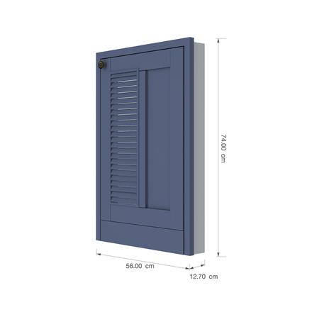 บานถังแก๊สเกล็ดผสม KITZCHO ZOUL 56x74 ซม. สี KRAM_4