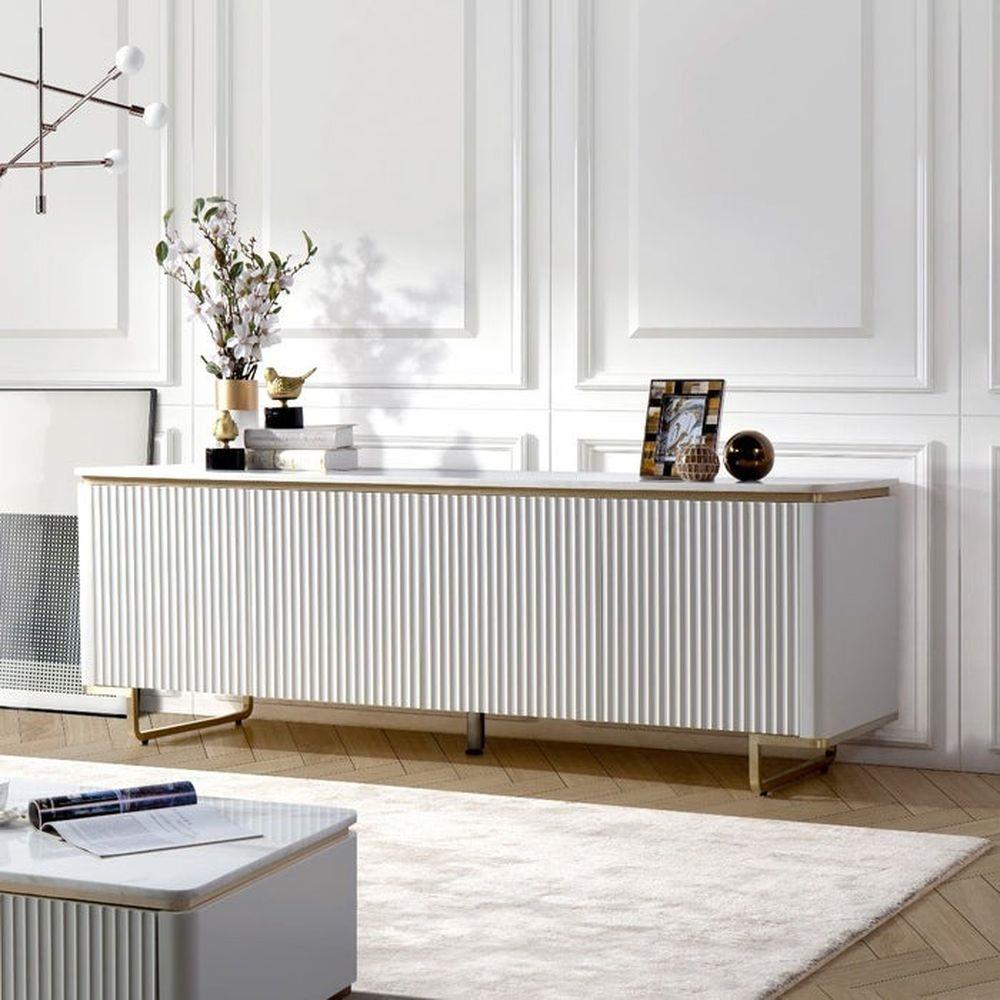 ตู้วางทีวี SB FURNITURE GALAR 19214859 175 ซม. สีขาว