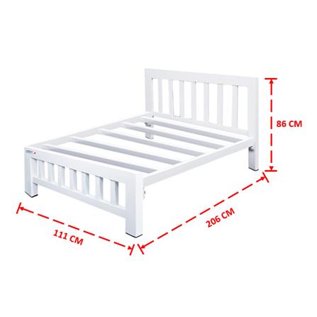 เตียงเหล็ก 3.5 ฟุต THAIBULL SST032-105N สีขาว_8