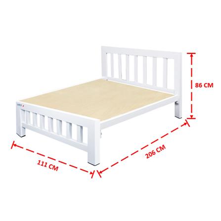 เตียงเหล็ก 3.5 ฟุต THAIBULL SST032-105 สีขาว_5