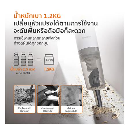 เครื่องดูดฝุ่นแบบด้าม GAABOR VCW14M-WH01B สีขาว_3