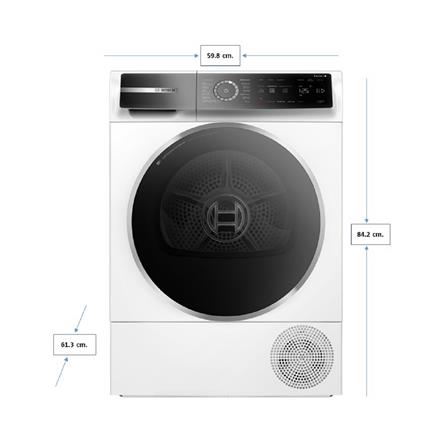 เครื่องอบผ้าฝาหน้า BOSCH WQB245B0TH 9 กก. HEAT PUMP สีขาว_4