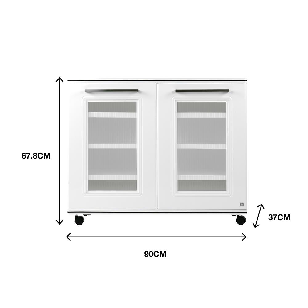 ตู้วางรองเท้า 4 ชั้น KING ZERCONPLUS 90 ซม. สีขาว