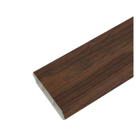 บัวพื้น UPVC HOFFEN 7.5X240X1.5 ซม. สีวอลนัท_0