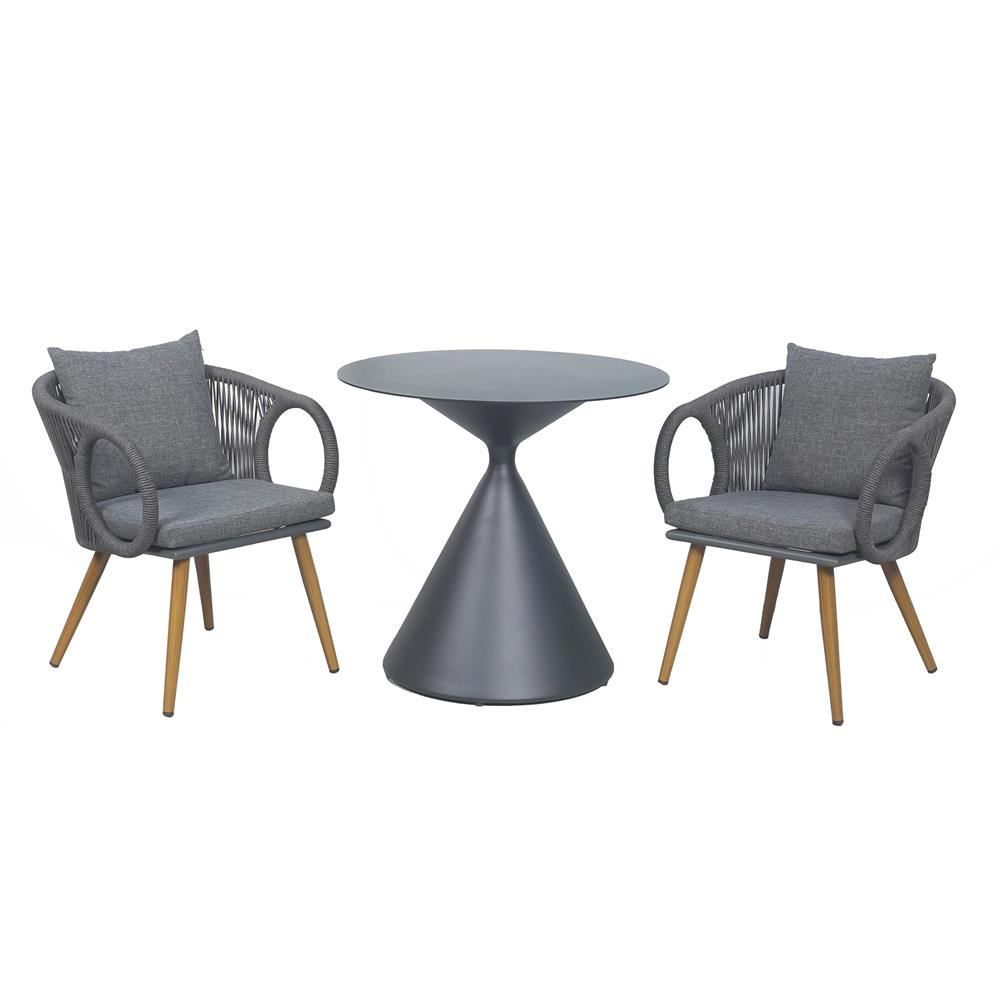 ชุดสนาม 2 ที่นั่ง BENETTA BENNETT สีเทาเข้ม_1