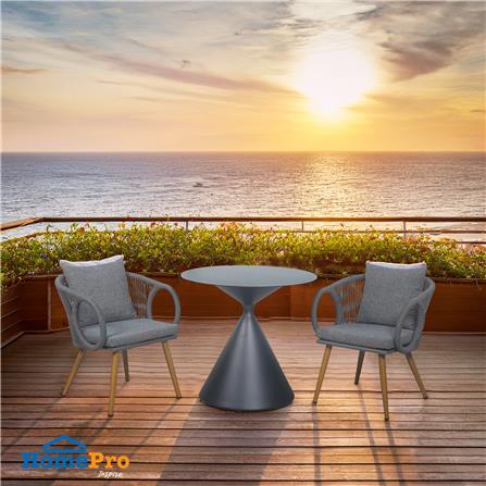 ชุดสนาม 2 ที่นั่ง BENETTA BENNETT สีเทาเข้ม_6