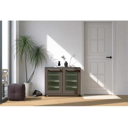 ตู้วางรองเท้า 4 ชั้น KING ZERCONPLUS 90 ซม. สีเอิร์ลเกรย์_4