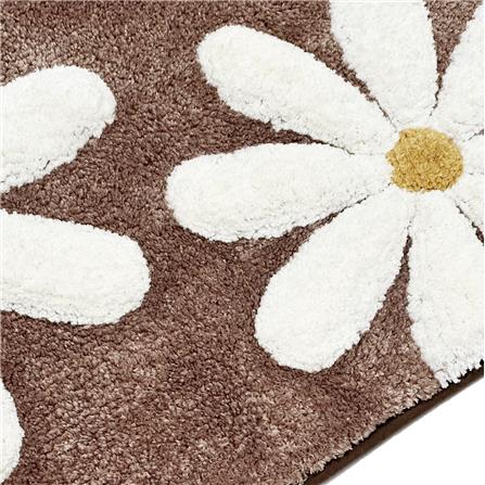 พรม HOME LIVING STYLE  DAISY 45X70 ซม. สีน้ำตาล_2
