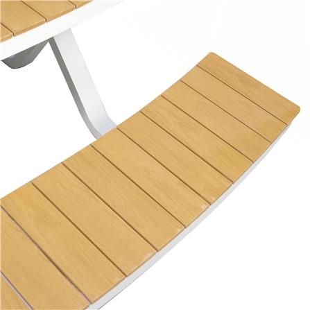 ชุดสนาม 6 ที่นั่ง BENETTA MIRALY สีขาว_4