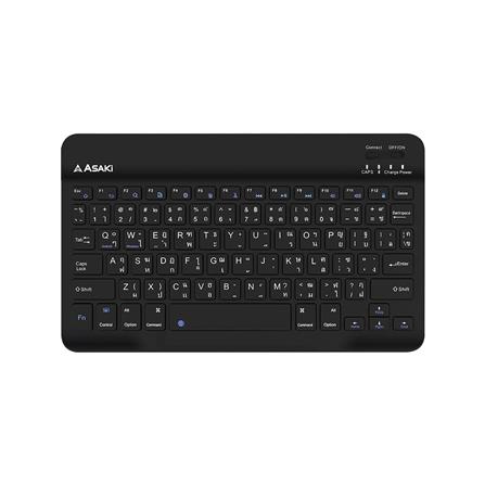 ชุดคีย์บอร์ดและเมาส์ไร้สาย ASAKI AKKB45 สีดำ_1