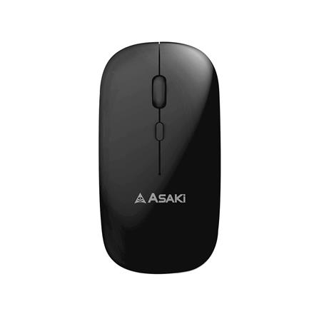 ชุดคีย์บอร์ดและเมาส์ไร้สาย ASAKI AKKB45 สีดำ_4