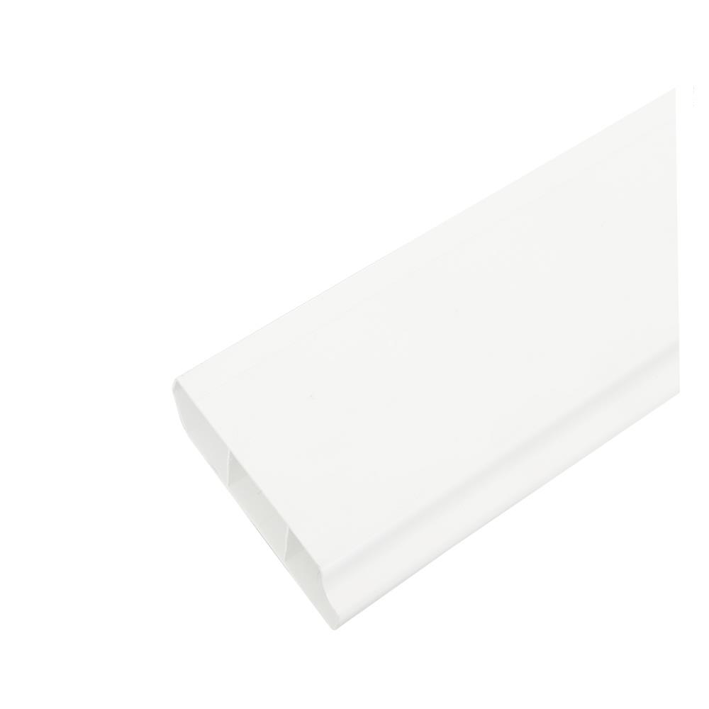 บัวพื้น UPVC HOFFEN 7.5X240X1.5 ซม. สีขาว