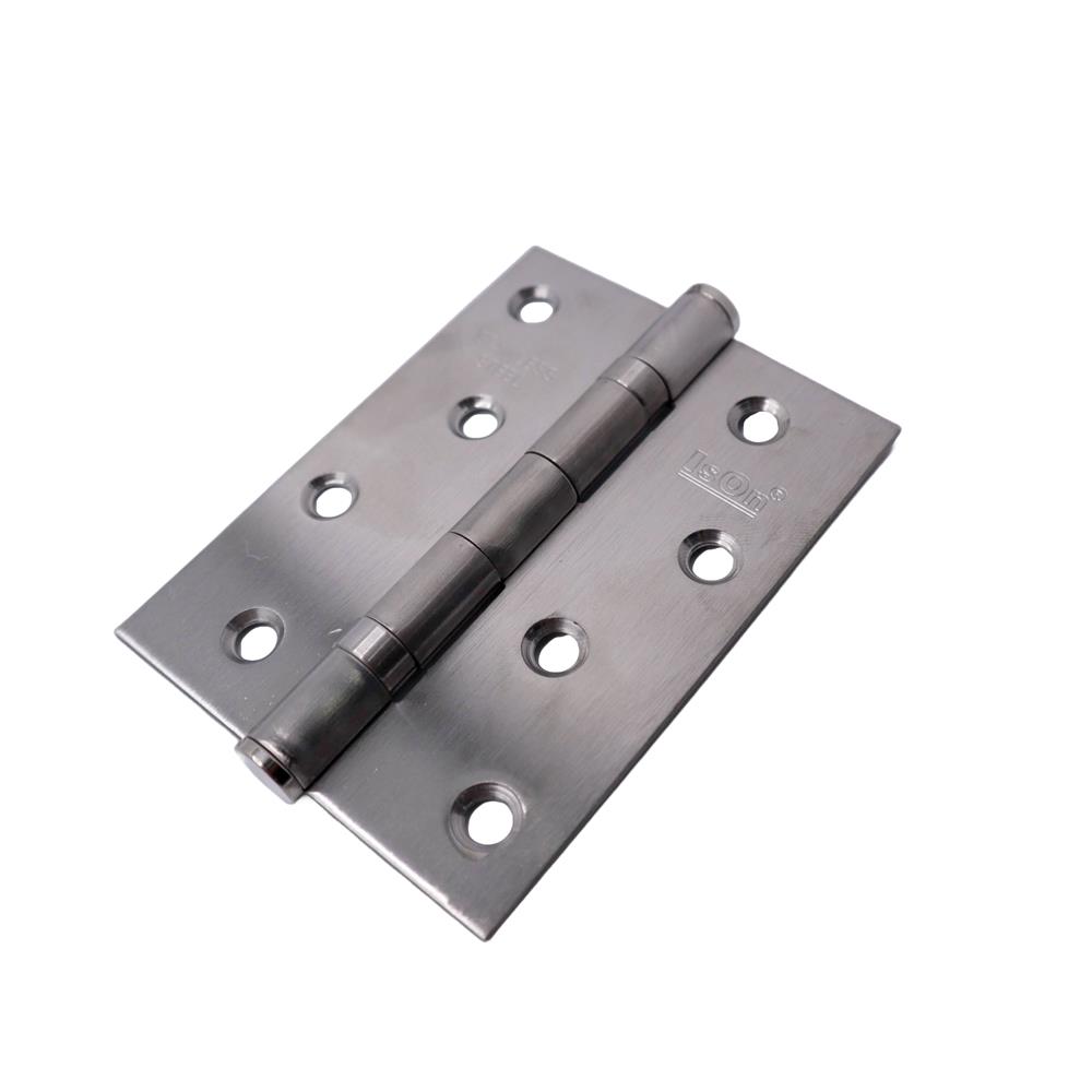 บานพับ 4x3 นิ้ว x 1.8 มม. ISON J211413 สีสเตนเลส (แพ็ก 3 ชิ้น)