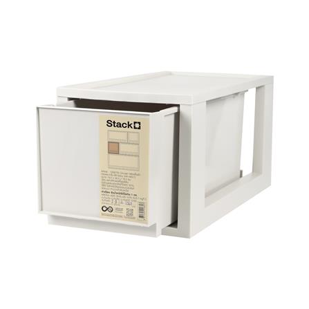 กล่องลิ้นชัก STACKO CIRCULAR SIZE S 19x36.5x18 ซม. สีเทา_2