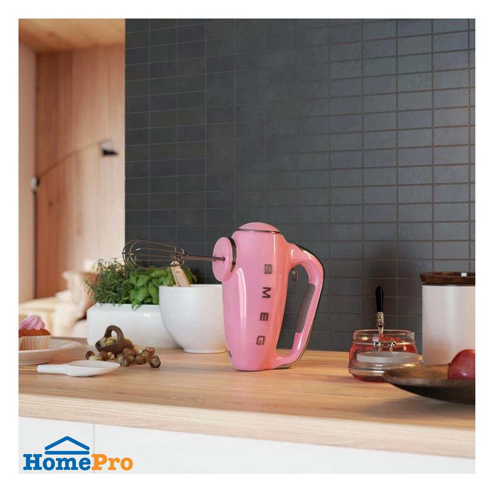 เครื่องผสมอาหาร SMEG HMF01PKEU สีชมพู