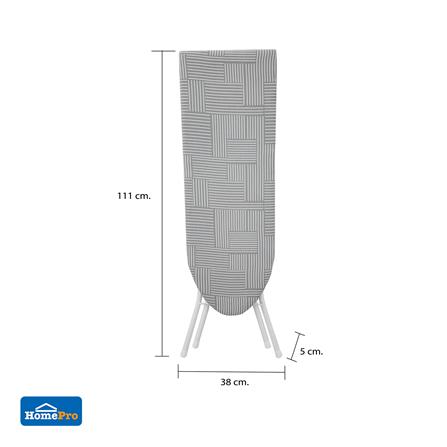 โต๊ะรีดผ้าแบบยืน 6 ระดับ ธรรมดา PLIM GEO สีเทา_11