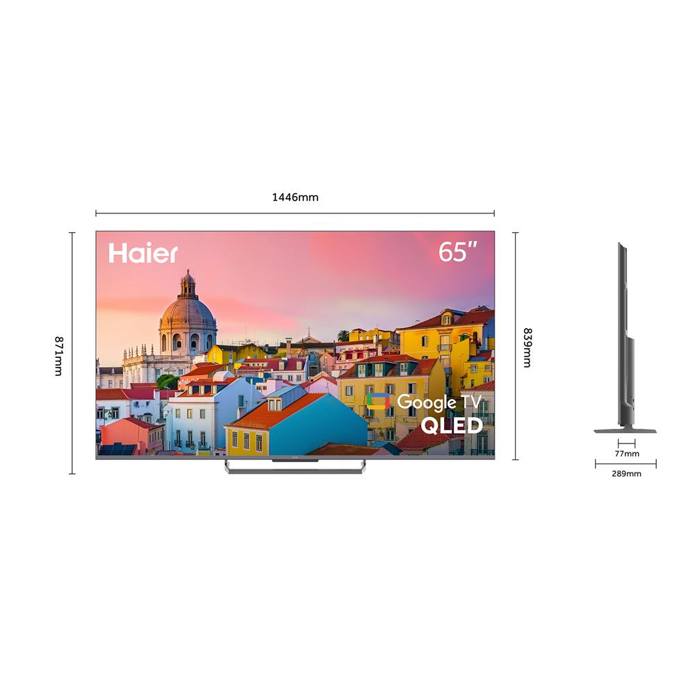 ทีวีคิวแอลอีดี 65 นิ้ว HAIER (4K, QLED, GOOGLE TV) H65S90EUX