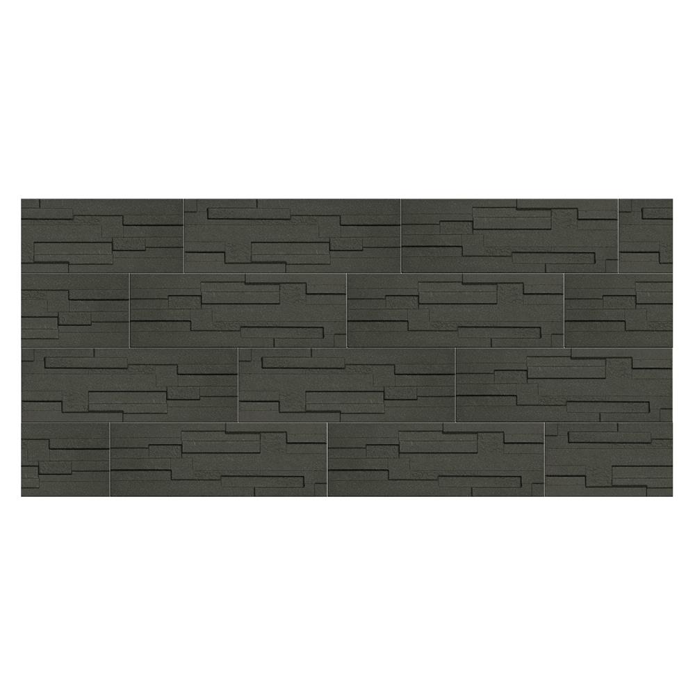 กระเบื้องพอร์ซเลน 4.5x13 BEZEN EM3388 ยูโรโมเดิร์นซุปเปอร์แบล็ค