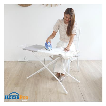 โต๊ะรีดผ้ายืน 6 ระดับ ธรรมดา PLIM GEO ขนาดใหญ่ สีเทา_9