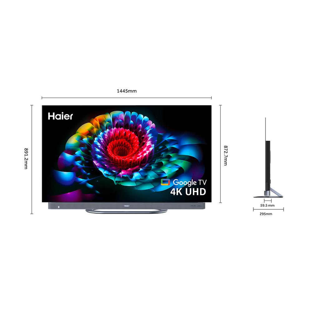 ทีวีโอแอลอีดี 65 นิ้ว HAIER (4K, OLED, GOOGLE TV) H65C900UX