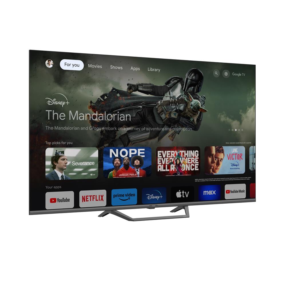 ทีวีคิวแอลอีดี 32 นิ้ว HAIER (FULL HD, QLED, GOOGLE TV) H32S80EFX