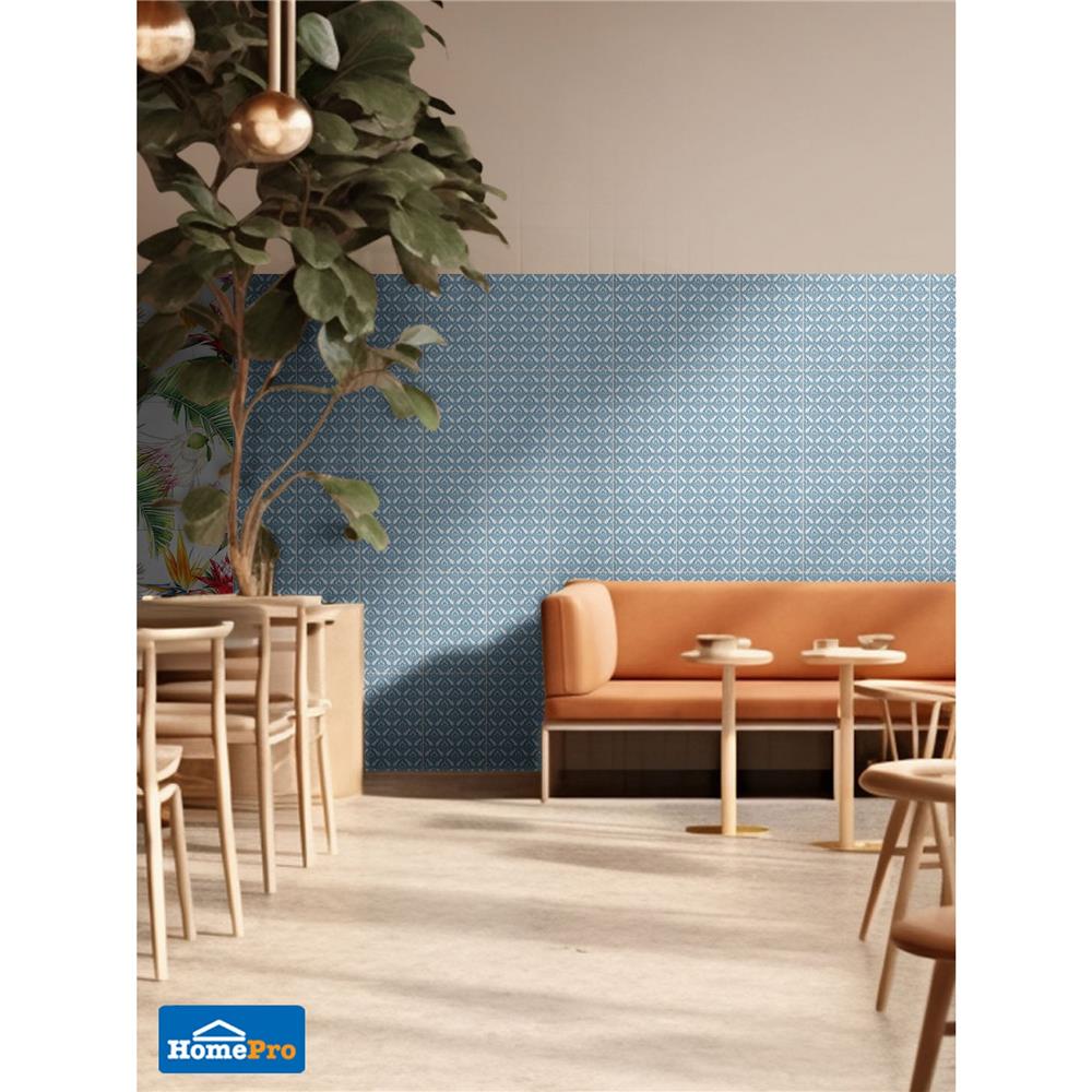 กระเบื้องผนัง 10x16 นิ้ว DURAGRES คาริม บลู A 1 ตร.ม.