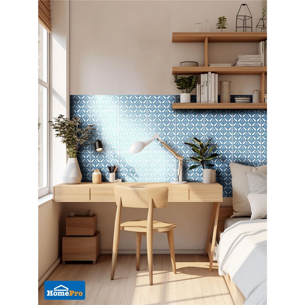 กระเบื้องผนัง 10x16 นิ้ว DURAGRES คาริม บลู A 1 ตร.ม.