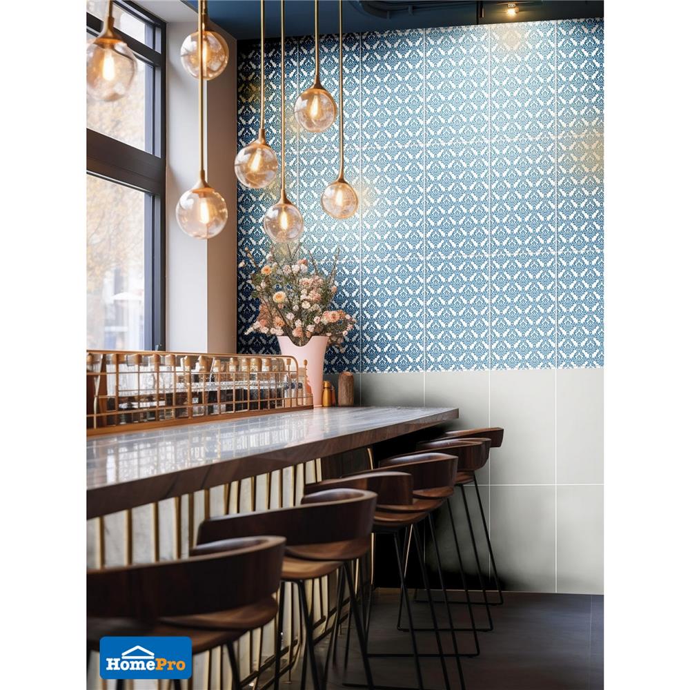 กระเบื้องผนัง 10x16 นิ้ว DURAGRES คาริม บลู A 1 ตร.ม.