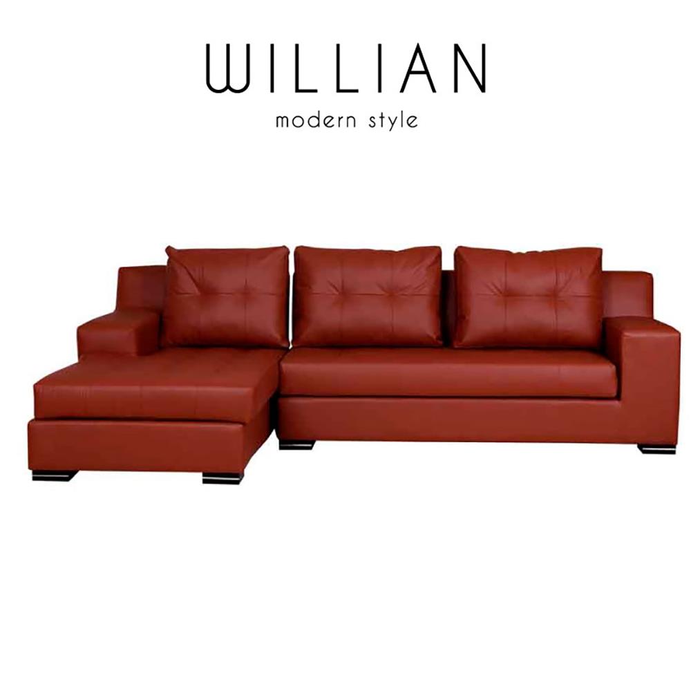 โซฟาเข้ามุมซ้าย AS FURNITURE WILLIAN RBWD41 สีน้ำตาล