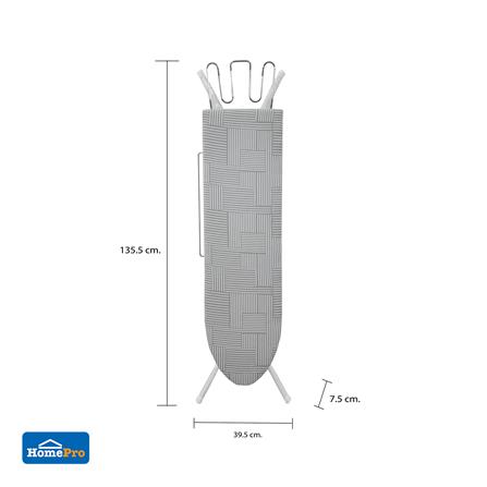 โต๊ะรีดผ้าแบบยืน 11 ระดับ ธรรมดา PLIM GEO สีเทา_10