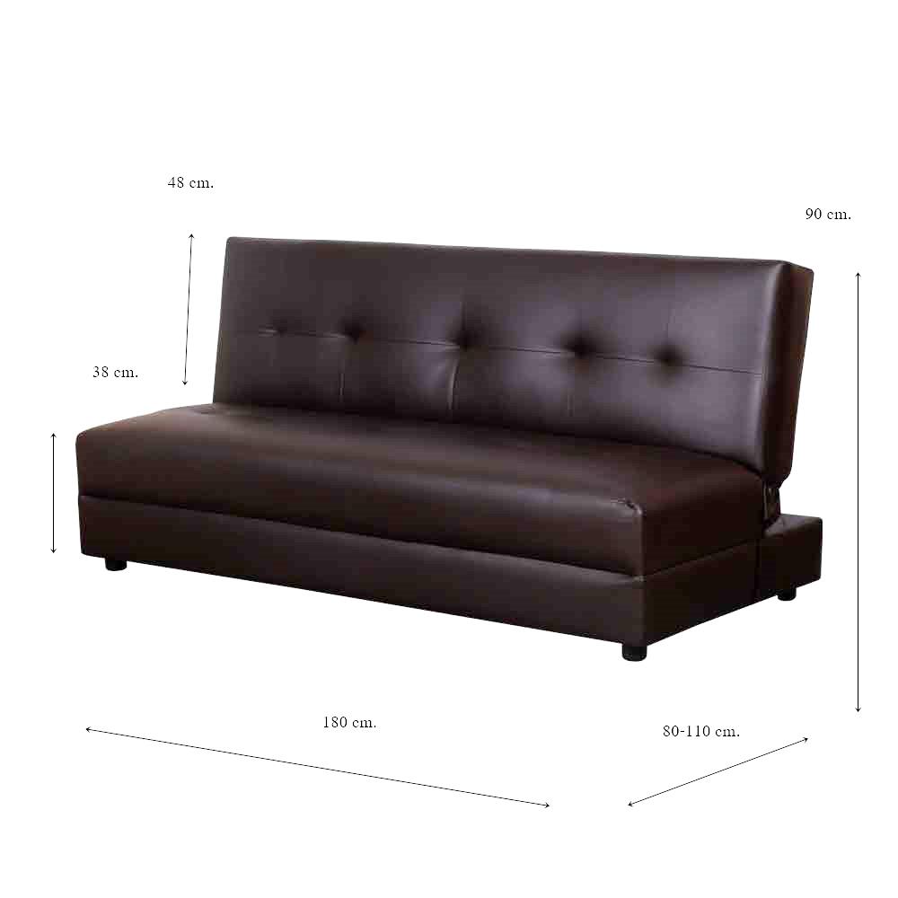 โซฟาเบด AS FURNITURE NARNIA LBWD40 สีน้ำตาล