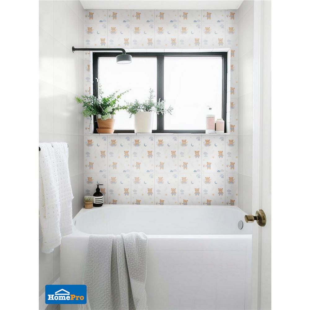 กระเบื้องผนัง 10x16 นิ้ว DURAGRES เท็ดดี้ บลู A 1 ตร.ม.