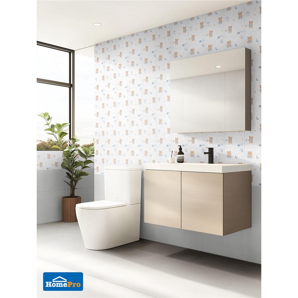 กระเบื้องผนัง 10x16 นิ้ว DURAGRES เท็ดดี้ บลู A 1 ตร.ม.