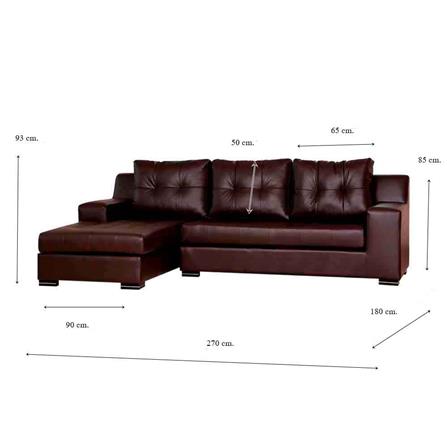 โซฟาเข้ามุมซ้าย AS FURNITURE WILLIAN RBWD40 สีน้ำตาลเข้ม_6