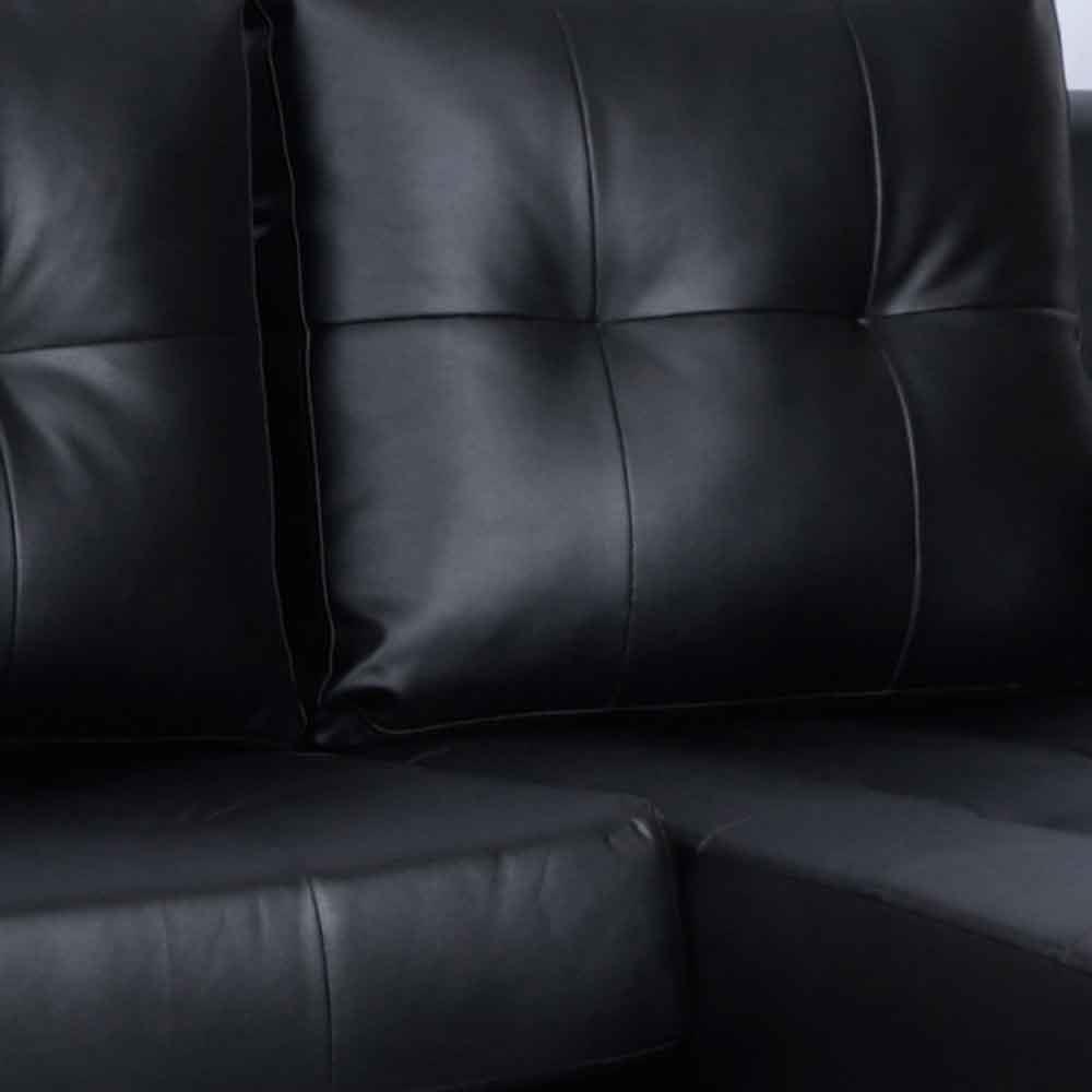 โซฟาเข้ามุมขวา AS FURNITURE WILLIAN LBKD36 สีดำ