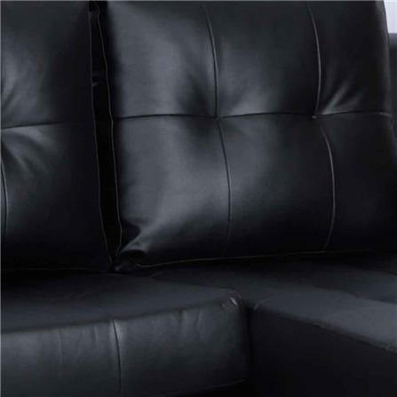 โซฟาเข้ามุมขวา AS FURNITURE WILLIAN LBKD36 สีดำ_3