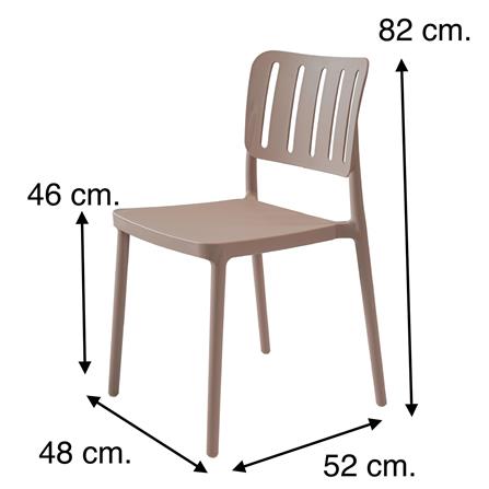 เก้าอี้พลาสติก PIONEER PN92659 สีชมพู_6