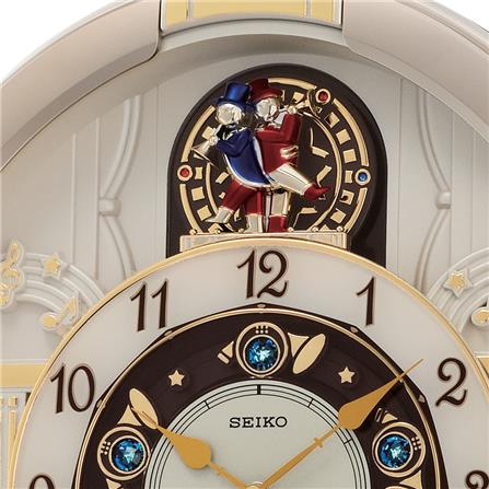 นาฬิกาแขวน SEIKO CLOCKS MELODY QXM290S 18X15 นิ้ว สีเบจ_2